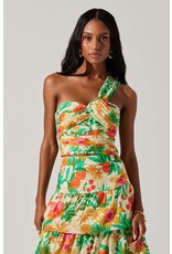ASTR Daya One-Shoulder Crop Top