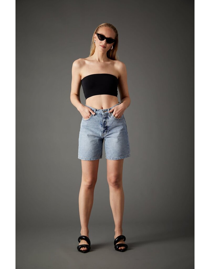 Blue Revival Midi Denim Short