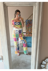 Pitusa Crochet Patchwork Top