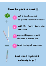 Canna Style Psychedelic Joint Cones
