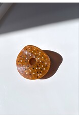 Hand-Painted Bagel Hair Claw