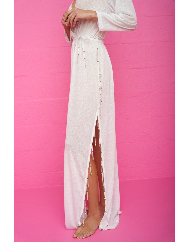 Pitusa Beaded Pearl Santorini Dress