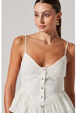 ASTR Emmy Embellished Peplum Top