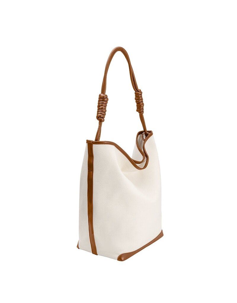Melie Bianco Adeline Canvas Large Tote Bag