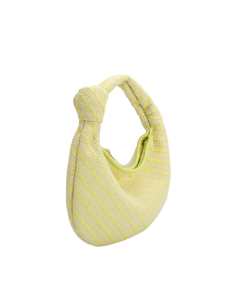 Melie Bianco Cher Small Raffia Straw Bag