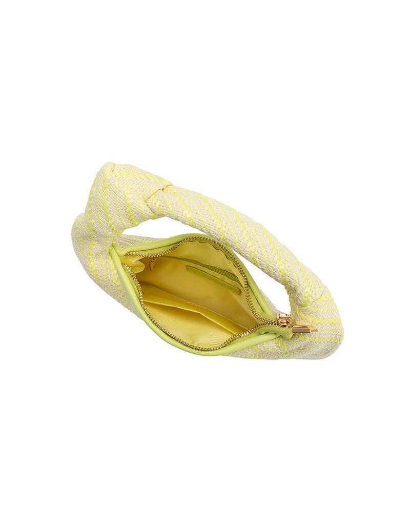 Melie Bianco Cher Small Raffia Straw Bag