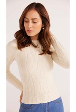 Mink Pink Hazel Textured Knit Top