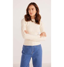 Mink Pink Hazel Textured Knit Top