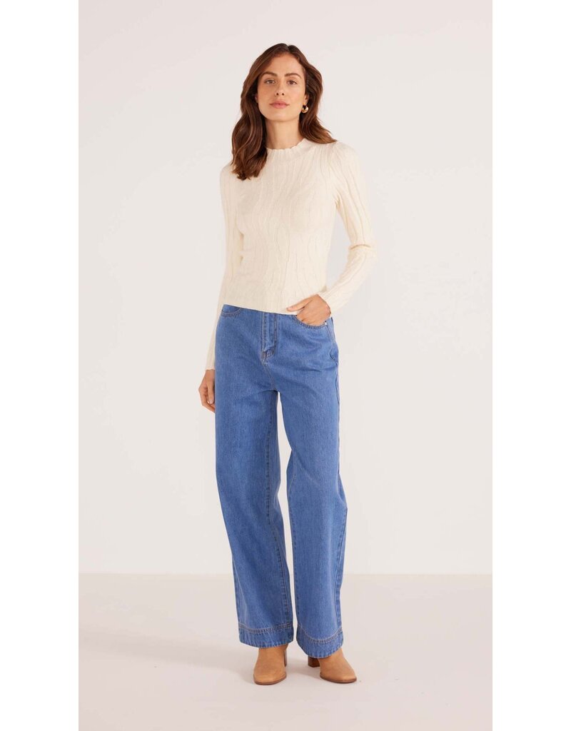 Mink Pink Hazel Textured Knit Top