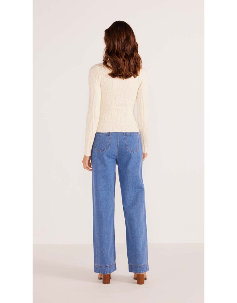 Mink Pink Hazel Textured Knit Top