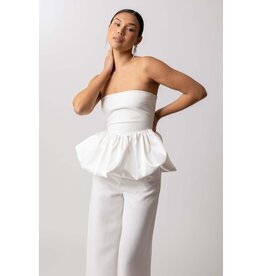 Line and Dot Goldie Strapless Top