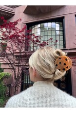 Hand-Painted Chocolate Chip Cookie Hair Claw