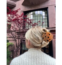 Hand-Painted Chocolate Chip Cookie Hair Claw