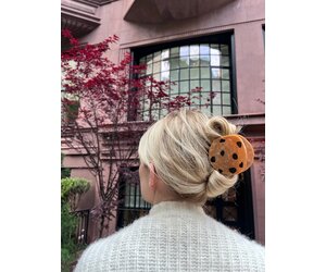 Hand-Painted Chocolate Chip Cookie Hair Claw - Christina's Boutique