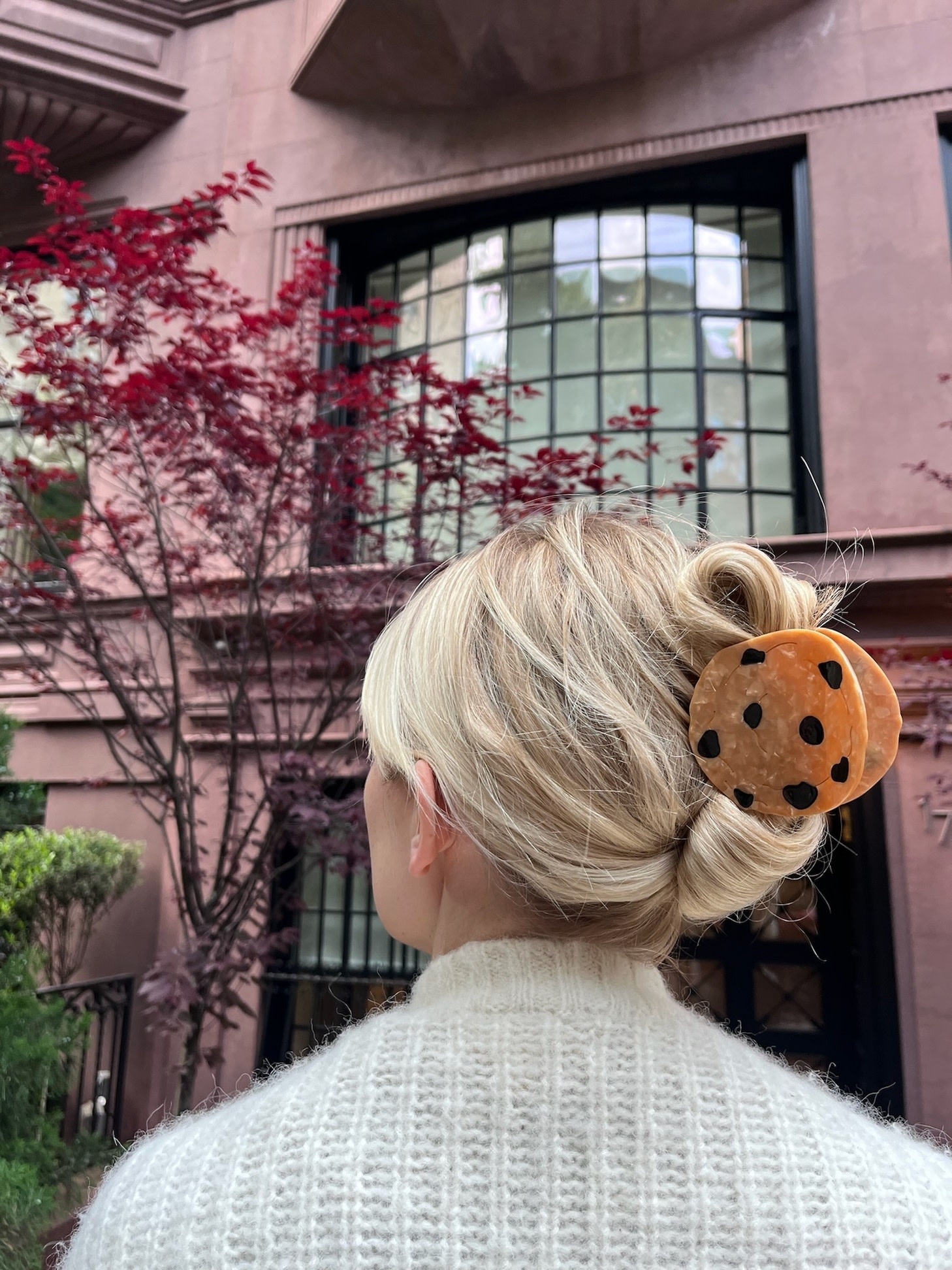 Hand-Painted Chocolate Chip Cookie Hair Claw - Christina's Boutique