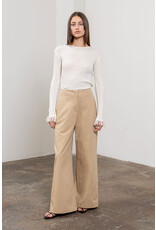 Moon River Fringe Wrap-Back Sweater