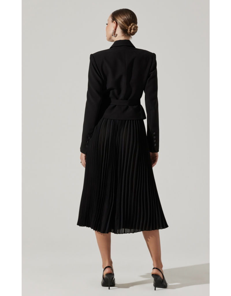 ASTR Sekani Mixed Media Jacket Dress