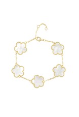 Sahira Jewelry Design Adeline Clover Bracelet