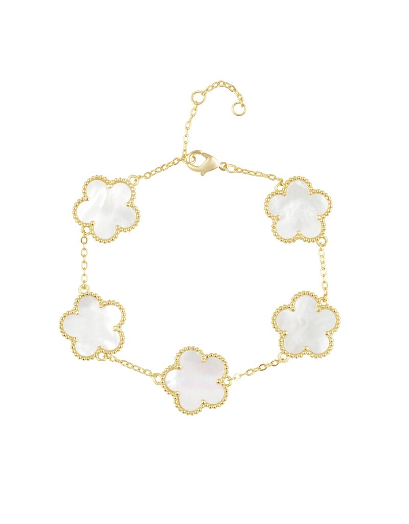 Sahira Jewelry Design Adeline Clover Bracelet