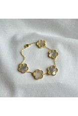 Sahira Jewelry Design Adeline Clover Bracelet