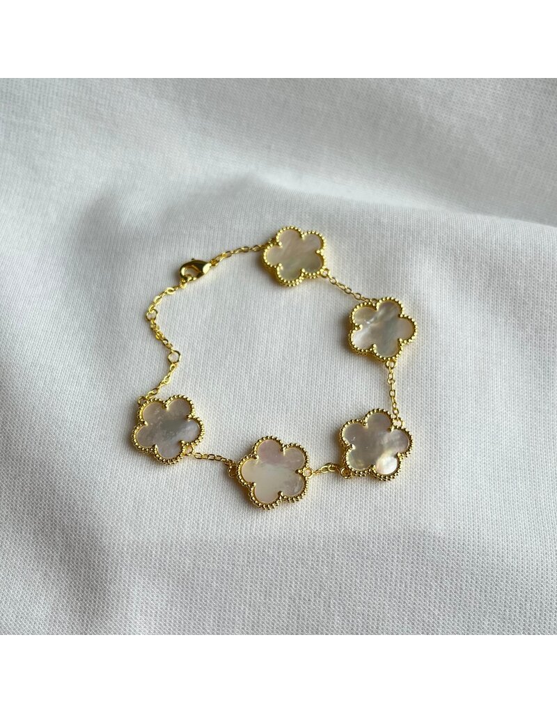 Sahira Jewelry Design Adeline Clover Bracelet