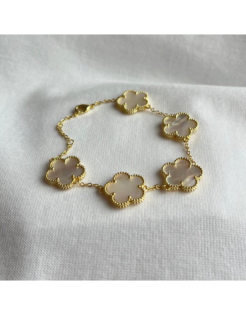Sahira Jewelry Design Adeline Clover Bracelet