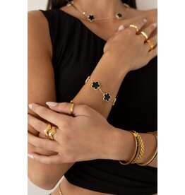 Sahira Jewelry Design Adeline Clover Bracelet