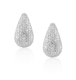 Sahira Jewelry Design Celine CZ Raindrop Earring