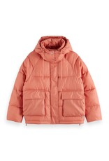 Scotch & Soda Short Ripstop Puffer Jacket