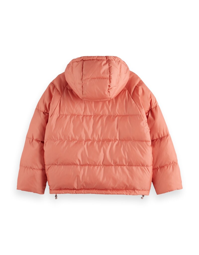 Scotch & Soda Short Ripstop Puffer Jacket