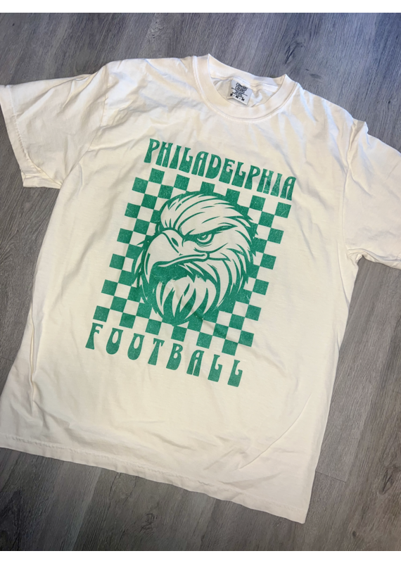 Philadelphia Football Checkered Tshirt