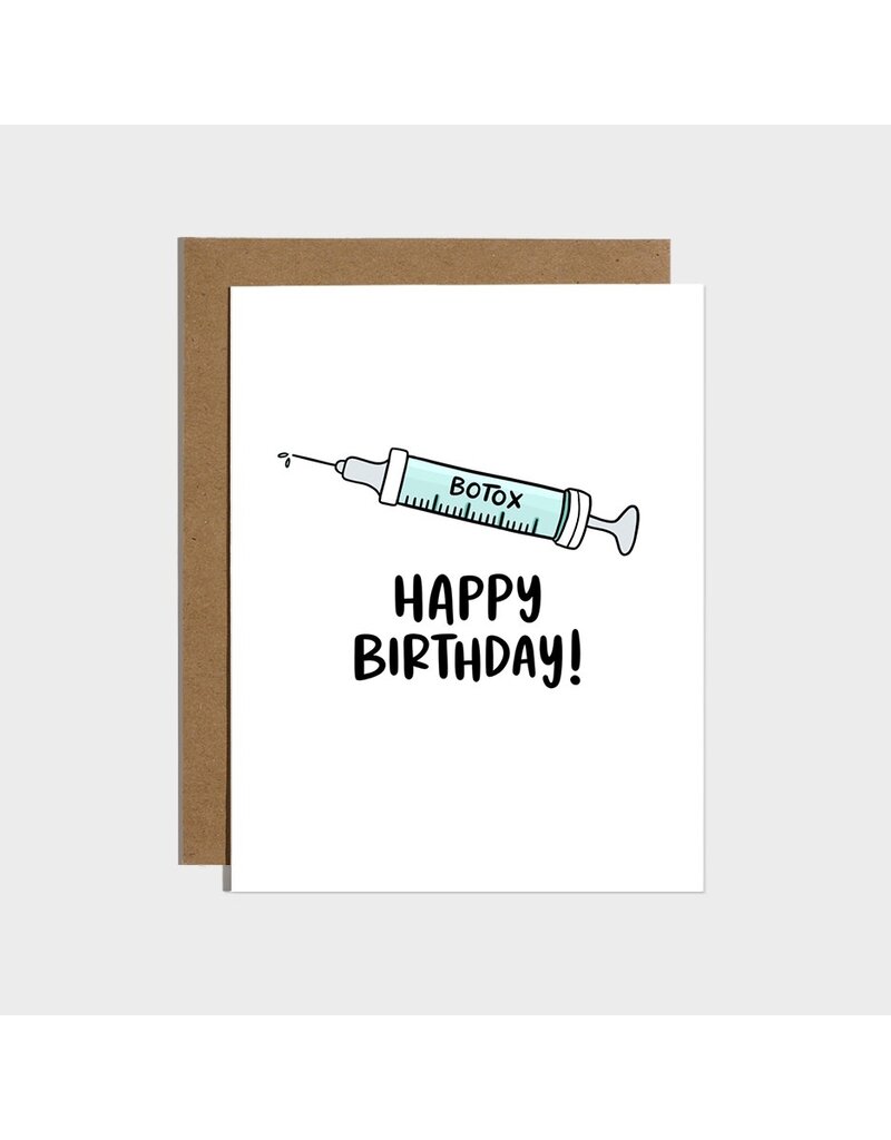 Botox Bday Card