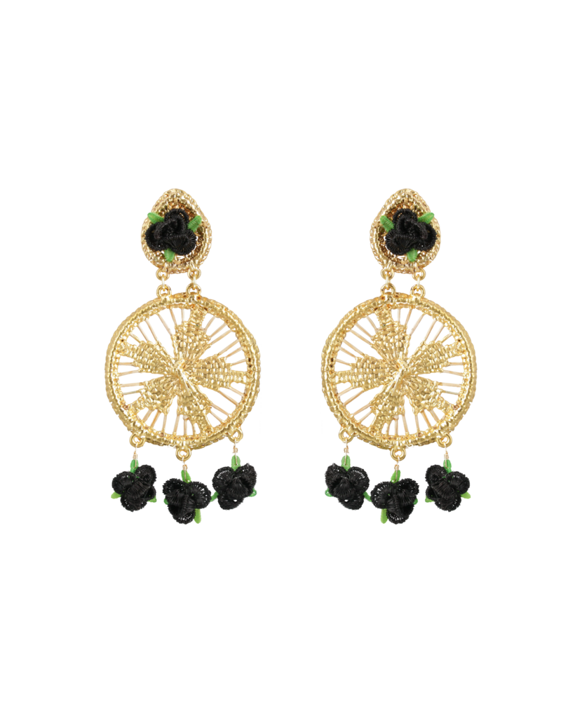 Mercedes Salazar Rose Garden Earrings
