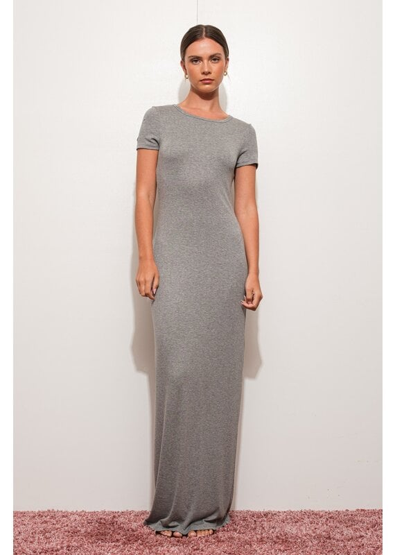 Pretty Garbage Basic Tee Maxi Dress