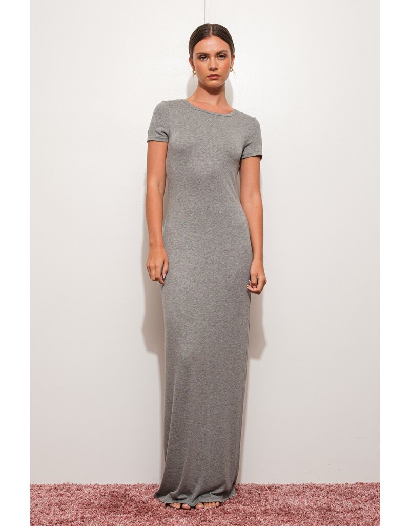Pretty Garbage Basic Tee Maxi Dress