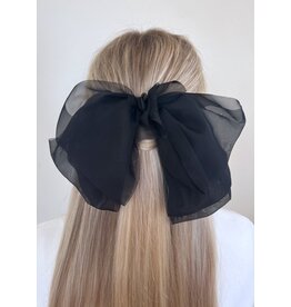 Giant Organza Bow Hair Clip