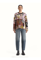 Scotch & Soda Graphic Jacquard Oversized Pullover