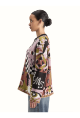 Scotch & Soda Graphic Jacquard Oversized Pullover
