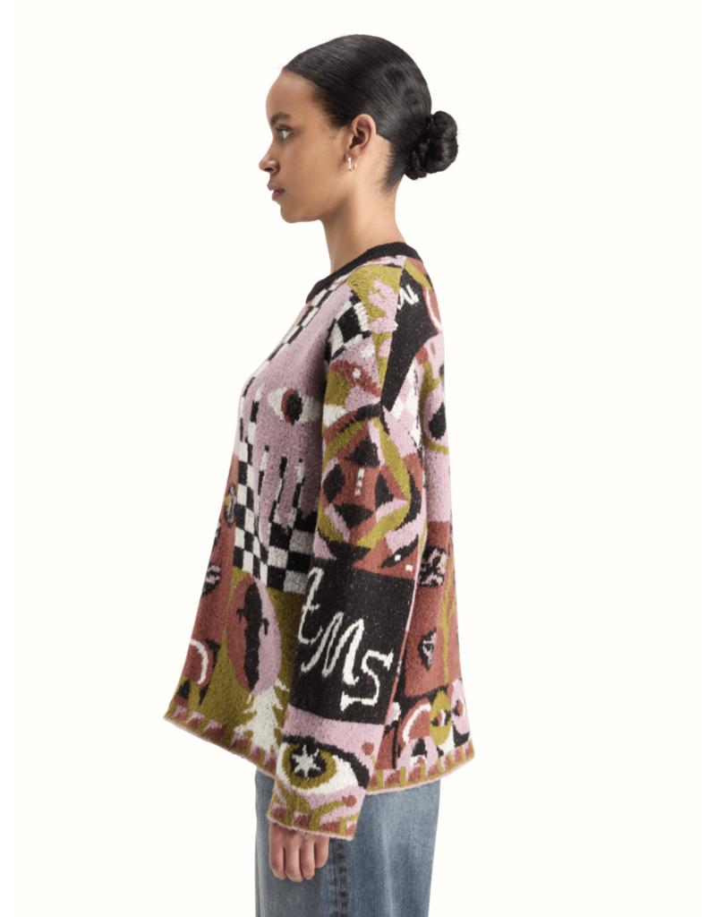 Scotch & Soda Graphic Jacquard Oversized Pullover