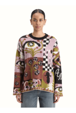 Scotch & Soda Graphic Jacquard Oversized Pullover