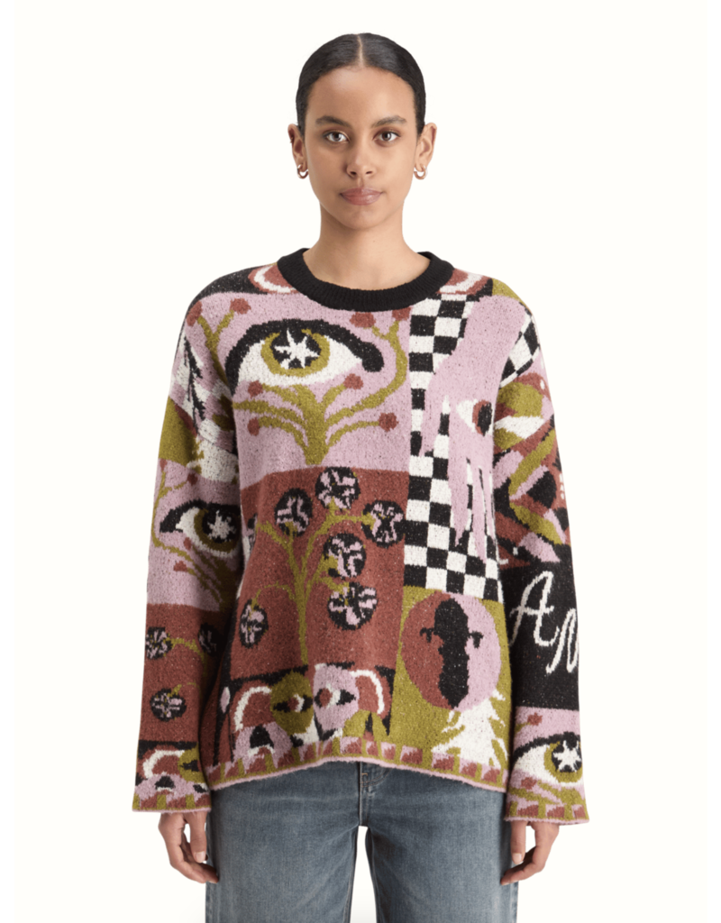 Scotch & Soda Graphic Jacquard Oversized Pullover
