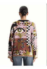 Scotch & Soda Graphic Jacquard Oversized Pullover
