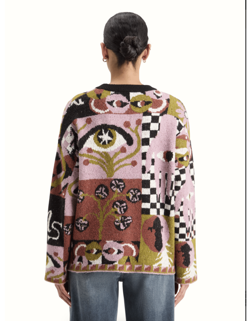 Scotch & Soda Graphic Jacquard Oversized Pullover