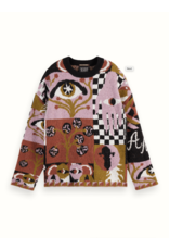 Scotch & Soda Graphic Jacquard Oversized Pullover