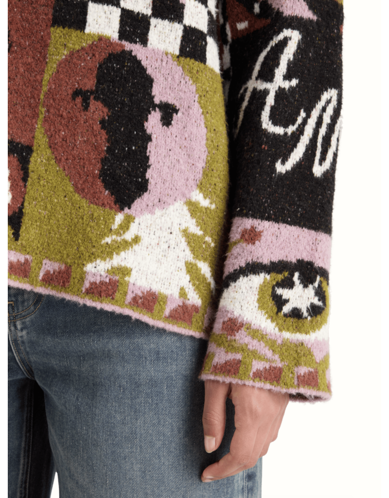 Scotch & Soda Graphic Jacquard Oversized Pullover