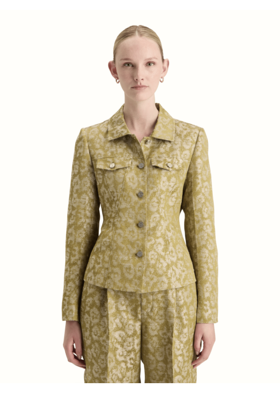 Scotch & Soda Fitted Trucker Jacquard Blazer