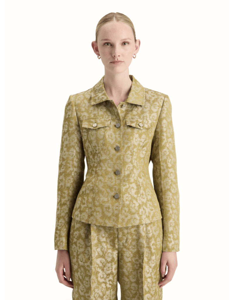 Scotch & Soda Fitted Trucker Jacquard Blazer