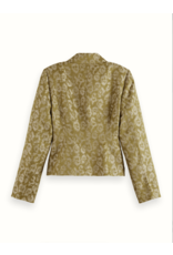 Scotch & Soda Fitted Trucker Jacquard Blazer