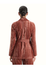 Scotch & Soda Lace Trimmed Velvet Pyjama Blazer
