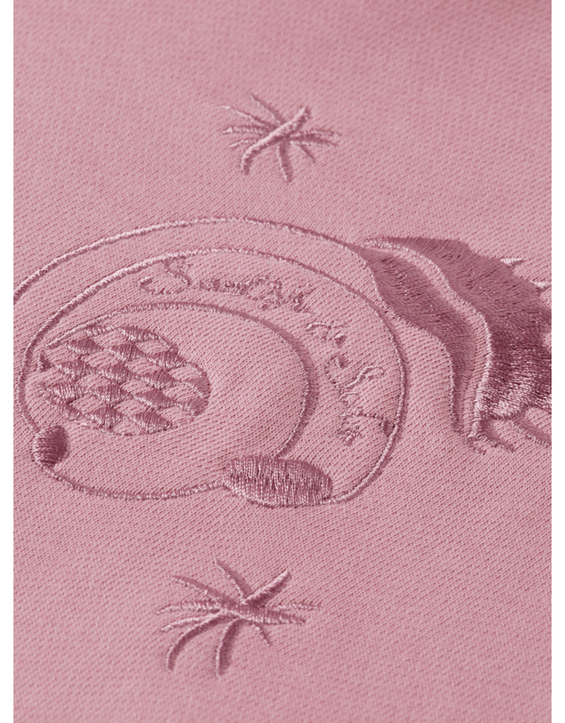 Scotch & Soda Gathered Sleeve Oversized Fit Hoodie